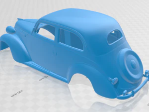 fiat 1100 b 1949 printable body car 3D Print Model