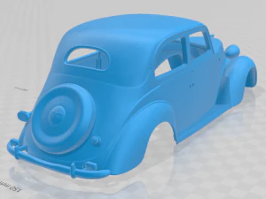 fiat 1100 b 1949 printable body car 3D Print Model