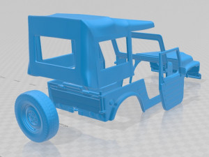 suzuki jimny 1977 printable body 3Dプリントモデル