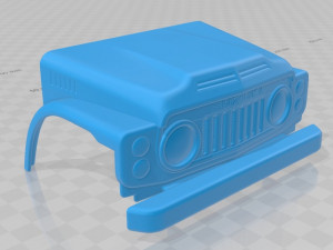 suzuki jimny 1977 printable body 3Dプリントモデル