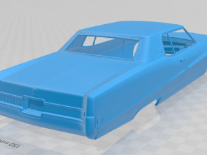 electra 225 sport coupe 1969 printable body car Modello di stampa 3D