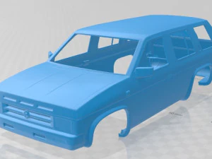 Nissan Terrano i 1993 Karosserie zum Ausdrucken 3D Druckmodell