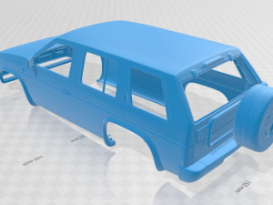 nissan terrano i 1993 printable body car 3D प्रिंट मॉडल
