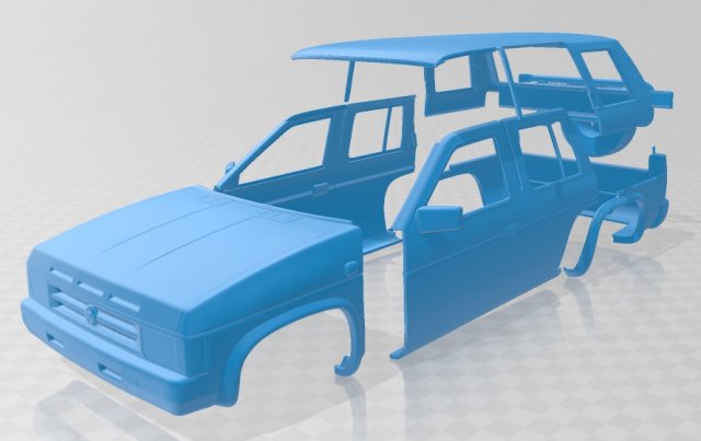 nissan terrano i 1993 printable body car 3D Druckmodell .c4d .max .obj .3ds .fbx .stl .blend