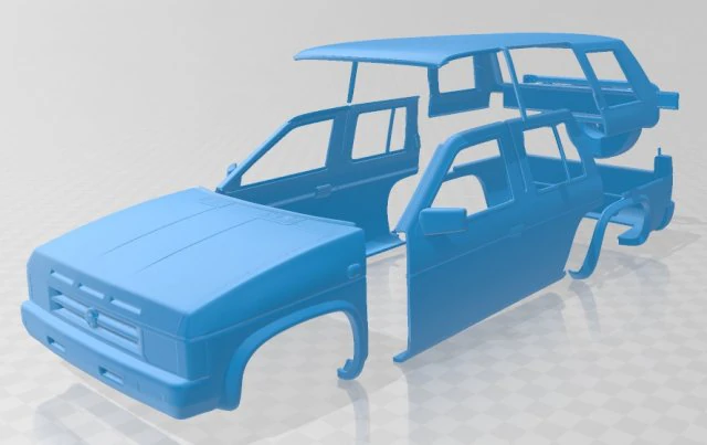nissan terrano i 1993 printable body car 3D Print Model .c4d .max .obj .3ds .fbx .stl .blend 
