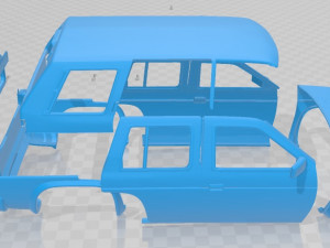 nissan terrano i 1993 printable body car 3D Druckmodell