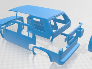 nissan terrano i 1993 printable body car 3D Druckmodell