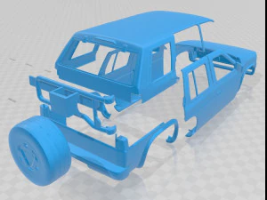 nissan terrano i 1993 printable body car 3D Print Model