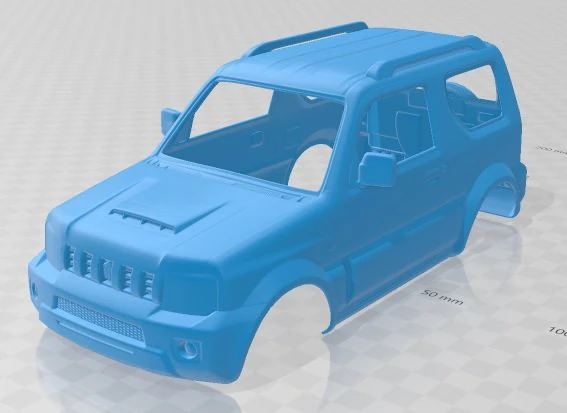 suzuki jimny 2013 printable body car 3D Print Model .c4d .max .obj .3ds .fbx .stl .blend 