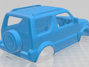 suzuki jimny 2013 printable body car 3D Print Model