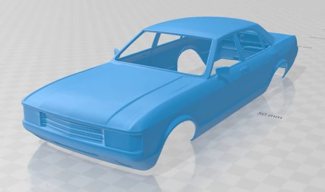 granada 1972 printable body car 3D Print Model .c4d .max .obj .3ds .fbx .stl .blend 