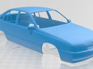 opel omega 1987 printable body car 3D Print Model