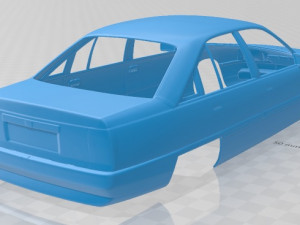 opel omega 1987 printable body car 3D 打印模型