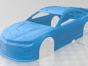 camaro zl1 2018 nascar printable body car 3D Print Model