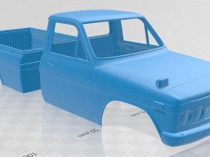 toyota hilux 1968 printable body car 3D Принт Модель