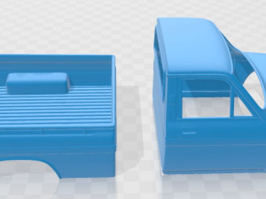 toyota hilux 1968 printable body car 3D Принт Модель
