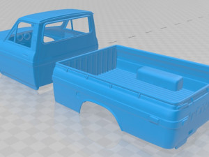 toyota hilux 1968 printable body car 3D Принт Модель