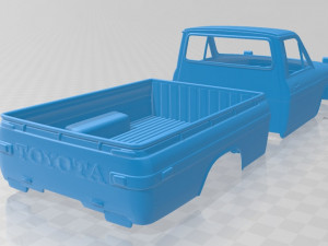 toyota hilux 1968 printable body car 3D Принт Модель