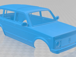 lada niva 2131 2012 5 doors printable body car 3D Print Model