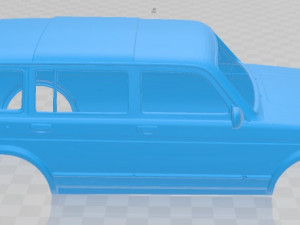 lada niva 2131 2012 5 doors printable body car 3D Print Model