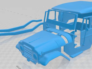 トヨタ ランドクルーザー J20 1958 印刷可能なボディ車 3Dプリントモデル