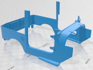 toyota land cruiser j20 1958 printable body car 3D प्रिंट मॉडल