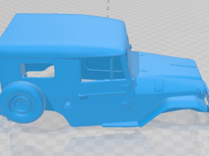 toyota land cruiser j20 1958 printable body car 3D Print Model