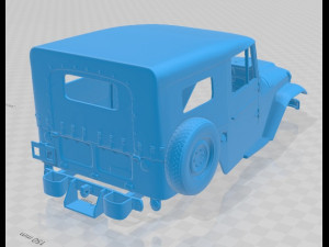 toyota land cruiser j20 1958 printable body car 3D Print Model