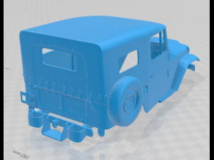 toyota land cruiser j20 1958 printable body car 3D Print Model