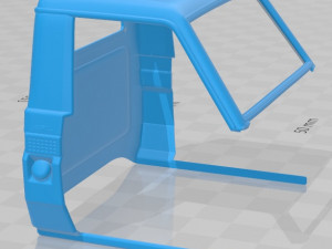 toyota land cruiser j70 pickup gxl 2008 printable body car 3D प्रिंट मॉडल