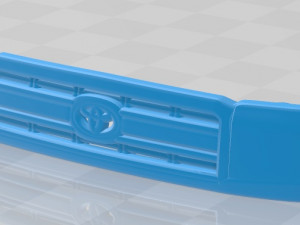 toyota land cruiser j70 pickup gxl 2008 printable body car 3D प्रिंट मॉडल
