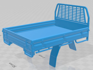 toyota land cruiser j70 pickup gxl 2008 printable body car 3D प्रिंट मॉडल