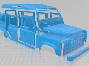 land rover defender 110 2011 printable body car 3D-Druckmodell