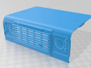 land rover defender 110 2011 printable body car 3D-Druckmodell