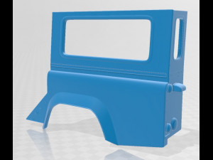 land rover defender 110 2011 printable body car 3D-Druckmodell