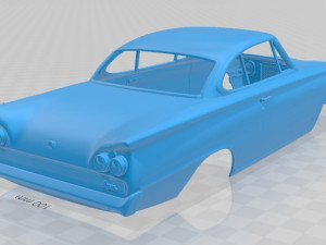 consul capri 1961 printable body car 3D Print Model