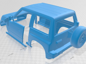 suzuki vitara 1989 printable body car 3Dプリントモデル