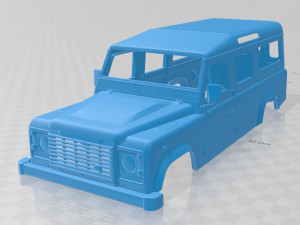 land rover defender 110 2011 printable body car 3D Print Model