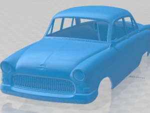 Opel Kapitan MK4 1956 Printable Body Car 3D Print Model