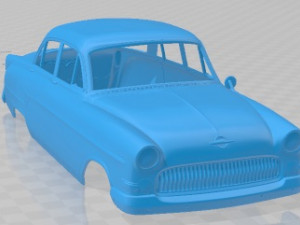 Opel Kapitan MK4 1956 Printable Body Car Modelo de impresión 3D