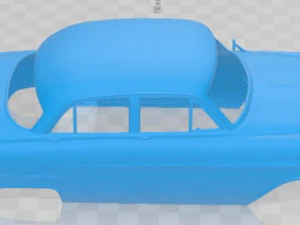 Carro com carroceria imprim&iacute;vel Opel Kapitan MK4 1956 Modelo de Impressão 3D
