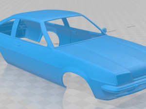 opel manta 1975 printable body car 3D 프린트 모델