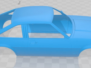 opel manta 1975 printable body car 3D 프린트 모델