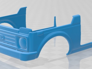 lada niva pickup 2015 printable body car Modelo de impresión 3D