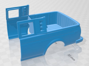 lada niva pickup 2015 printable body car Modelo de impresión 3D