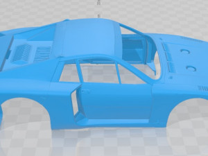 lancia beta montecarlo 1980 printable body car Modelo de impresión 3D