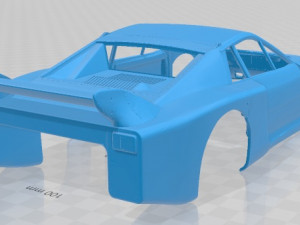 lancia beta montecarlo 1980 printable body car Modelo de impresión 3D