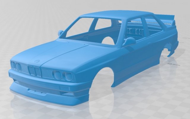m3 e30 dtm 1992 printable body car Modèles 3D en vedette .c4d .max .obj .3ds .fbx .stl .blend 
