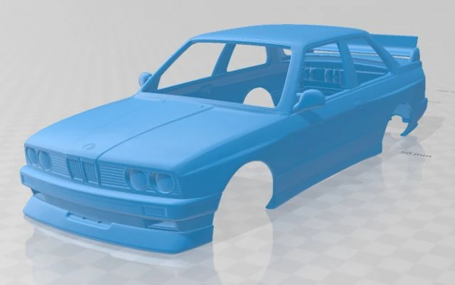 m3 e30 dtm 1992 printable body car 3D Print Model .c4d .max .obj .3ds .fbx .stl .blend 