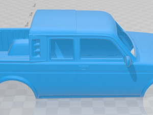 lada niva pickup 2015 printable body car 3D-Druckmodell